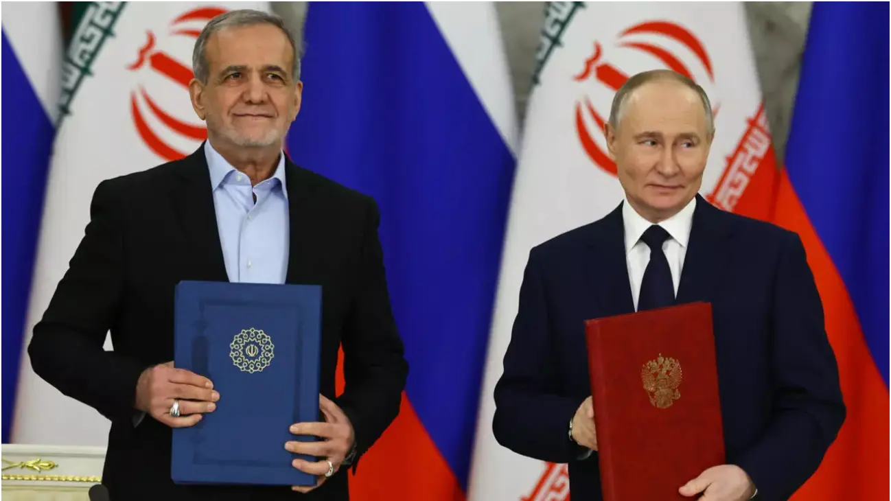 (Crédit de l’image https://www.france24.com/fr/info-en-continu/20250117-signature-attendue-d-un-partenariat-strat%C3%A9gique-entre-la-russie-et-l-iran)