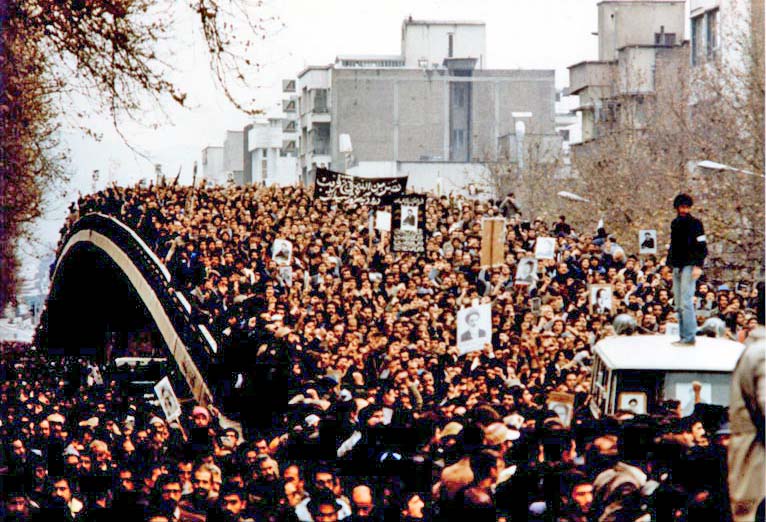 Manifestation à Téhéran, 1979